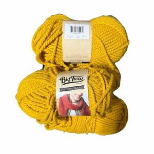 Big Twist Natural Blend Yellow Yarn